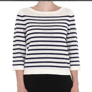 APC - Claudine Striped Merino Wool Sweater - XS